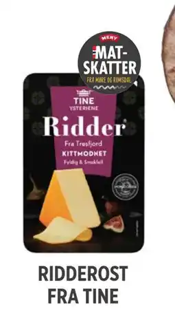 Meny RIDDEROST FRA TINE tilbud