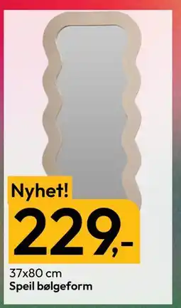 Gigaboks Speil bølgeform, NOK 229 tilbud