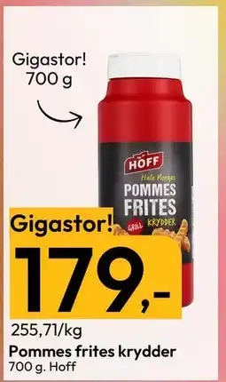 Gigaboks Pommes frites krydder, NOK 179 tilbud