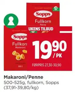 Meny Makaroni/Penne, NOK 19.9 tilbud