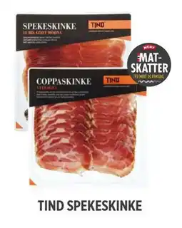 Meny TIND SPEKESKINKE tilbud
