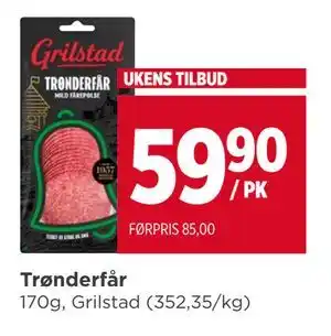 Meny Trønderfår, NOK 59.9 tilbud