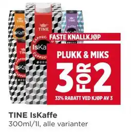 Meny TINE IsKaffe tilbud