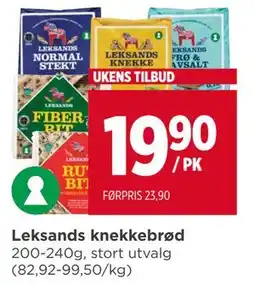 Meny Leksands knekkebrød, NOK 19.9 tilbud