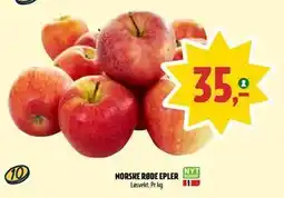 Coop Prix NORSKE RØDE EPLER, NOK 35 tilbud