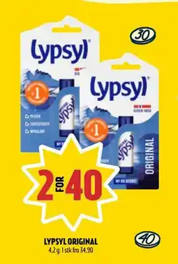 Coop Prix LYPSYL ORIGINAL, NOK 40 tilbud