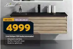 Megaflis Lind Unique 100 baderomsmøbel, NOK 4999 tilbud
