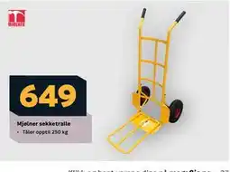 Megaflis Mjølner sekketralle, NOK 649 tilbud