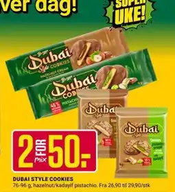 Europris DUBAI STYLE COOKIES, NOK 50 tilbud