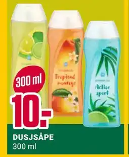 Europris DUSJSÅPE, NOK 10 tilbud