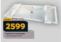Megaflis Dryppanne til varmepumpe, NOK 2599 tilbud