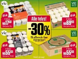 Europris Alle telys! tilbud