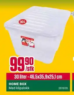 Europris HOME BOX, NOK 99.9 tilbud