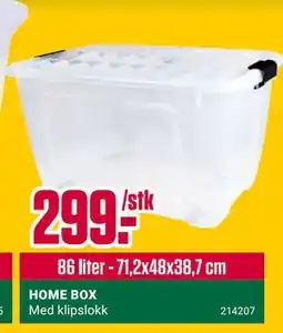 Europris HOME BOX, NOK 299 tilbud