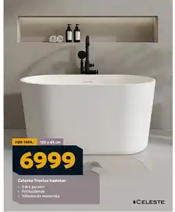 Megaflis Celeste Treviso badekar, NOK 6999 tilbud