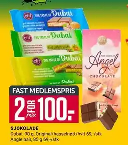 Europris Sjokolade, Medlemspris tilbud