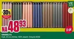 Europris KRONELYS, NOK 48.93 tilbud