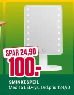Europris SMINKESPEIL, NOK 100 tilbud