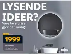 Megaflis Trend Fresh lysspeil, NOK 1999 tilbud
