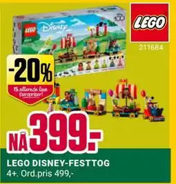 Europris LEGO DISNEY-FESTTOG, NOK 399 tilbud