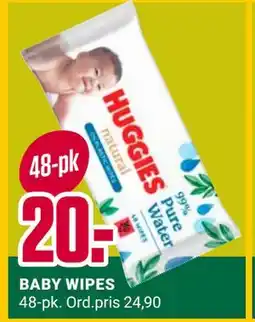 Europris BABY WIPES, NOK 20 tilbud