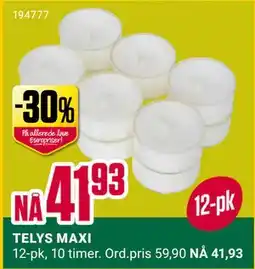 Europris TELYS MAXI, NOK 41.93 tilbud