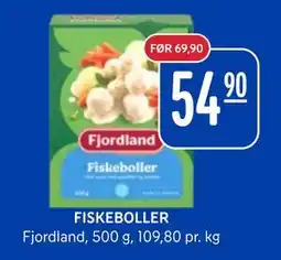 Rema 1000 FISKEBOLLER, NOK 54.9 tilbud