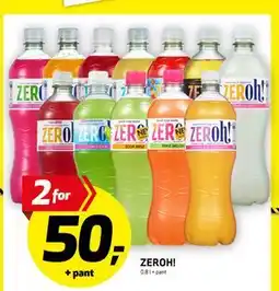 Bunnpris ZEROH!, NOK 50 tilbud