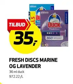 Bunnpris Fresh Discs Marine og Lavender, NOK 35 tilbud
