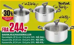 Europris SAUSKJELE/KASSEROLLER tilbud