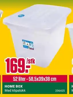Europris HOME BOX, NOK 169 tilbud