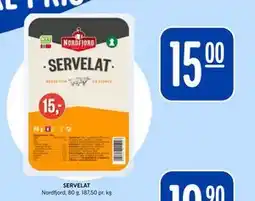 Rema 1000 SERVELAT, NOK 15 tilbud