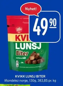 Rema 1000 KVIKK LUNSJ BITER, NOK 49.9 tilbud