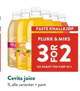 Jacobs Cevita juice tilbud
