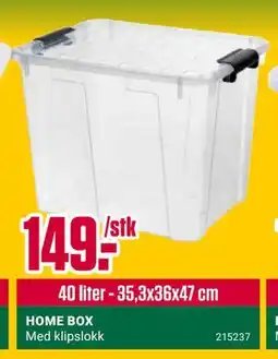 Europris HOME BOX, NOK 149 tilbud