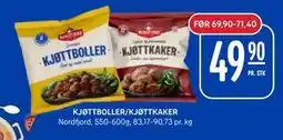 Rema 1000 KJØTTBOLLER/KJØTTKAKER, NOK 49.9 tilbud