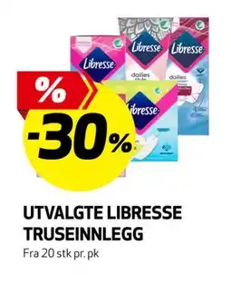 Bunnpris Utvalgte Libresse Truseinnlegg tilbud
