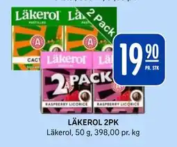 Rema 1000 LÄKEROL 2PK, NOK 19.9 tilbud