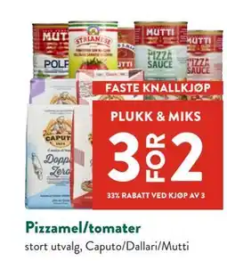 Jacobs Pizzamel/tomater tilbud