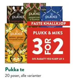Jacobs Pukka te tilbud