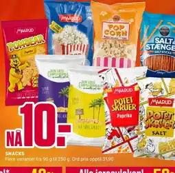 Europris SNACKS tilbud