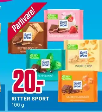 Europris RITTER SPORT tilbud