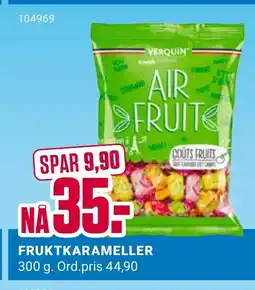 Europris FRUKTKARAMELLER tilbud