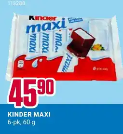 Europris KINDER MAXI 6-pk, tilbud