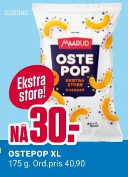 Europris OSTEPOP XL tilbud