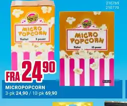 Europris MICRO POPCORN tilbud