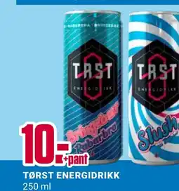 Europris TØRST ENERGIDRIKK tilbud