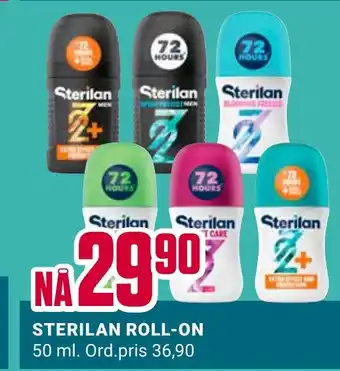 Europris STERILAN ROLL-ON tilbud