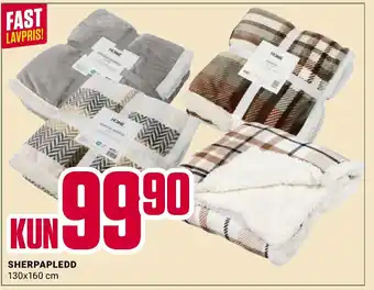 Europris SHERPAPLEDD tilbud