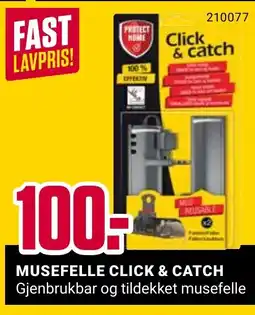 Europris MUSEFELLE CLICK & CATCH tilbud